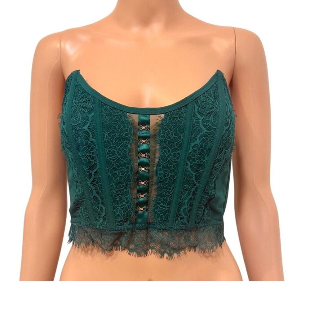 Victoria's Secret Dream Angels medium lace strapless corset top BC 3188
